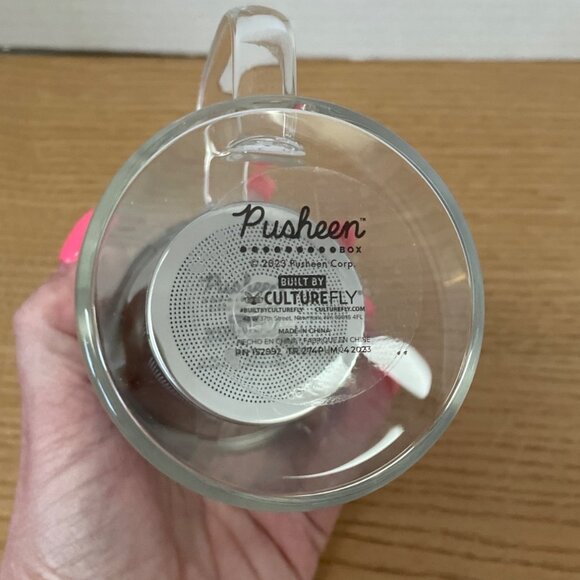 Culturefly Pusheen Tea Infuser Mug Cup Set With Lid and Strainer Brand New w Box - Picture 4 of 5